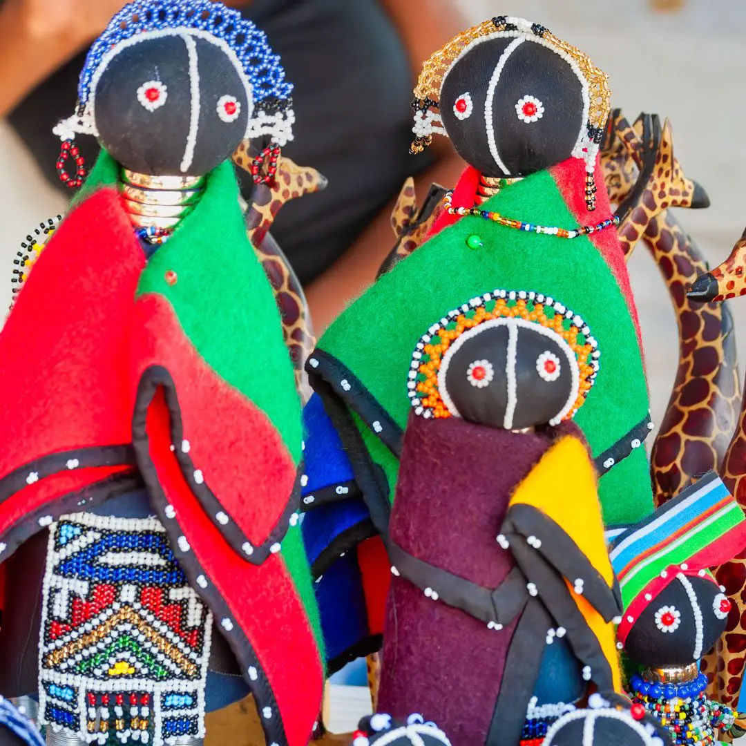 African-Beaded-dolls Traditional South African beaded dolls