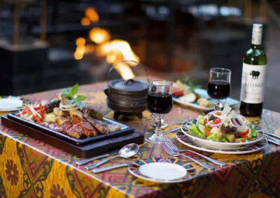 Boma-dinner-Flame of Africa