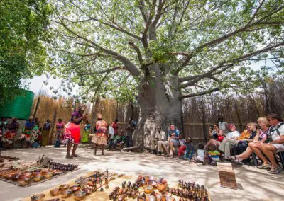 Zambezi-Queen-village-visit Flame of Africa