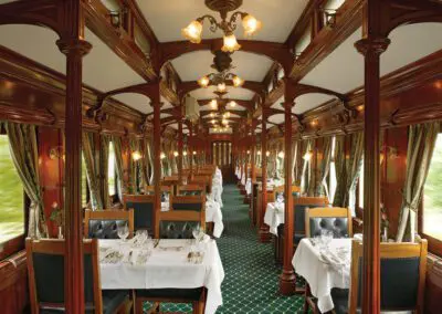 Rovos Rail Dining | Flame of Africa
