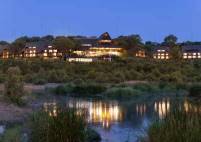 Evening-view-from-the-waterhole-at-Victoria-Falls-Safari-Lodge-Flame of Africa