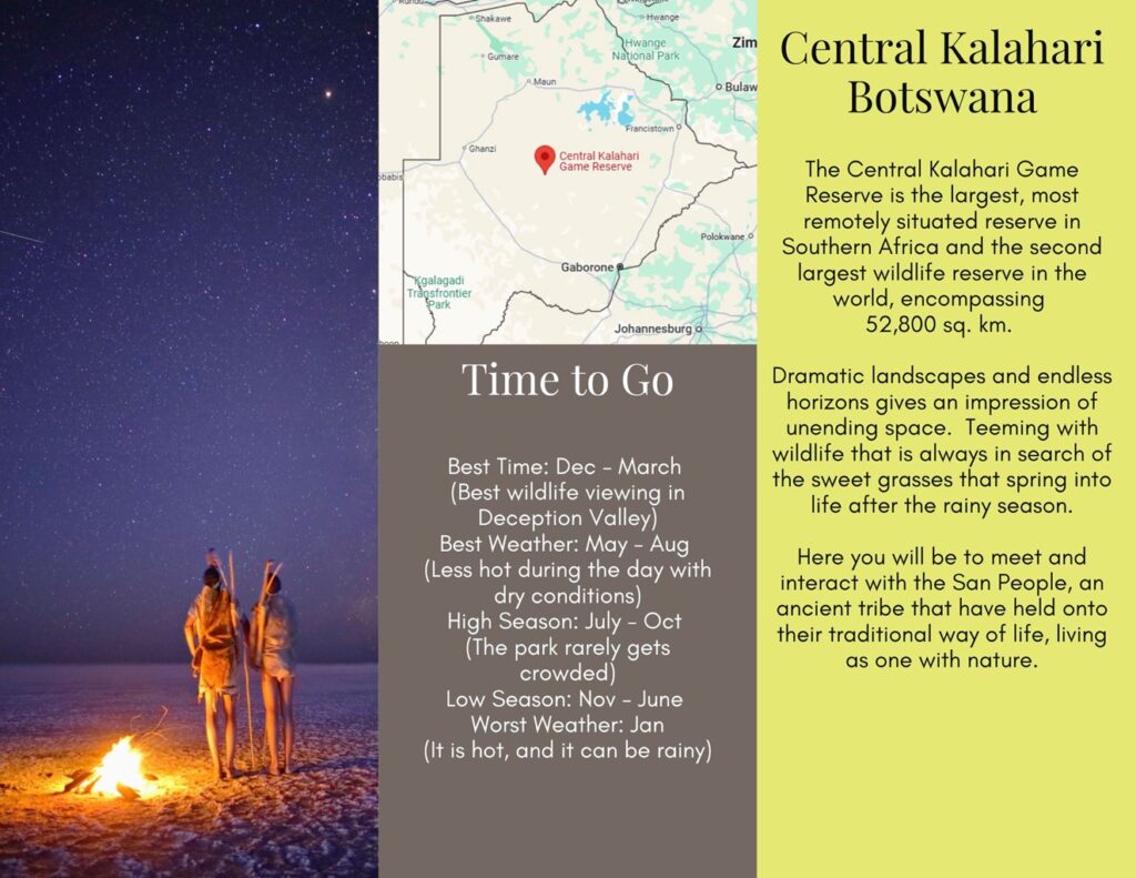 Flame of Africa | The Full Experience Jhb, Kruger, Chobe, Delta & Kalahari